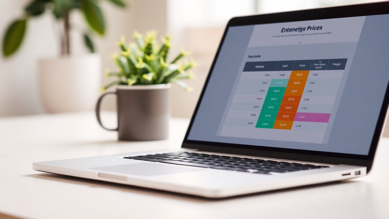 Vexel pricing dashboard on a laptop showing flat-rate estimates
