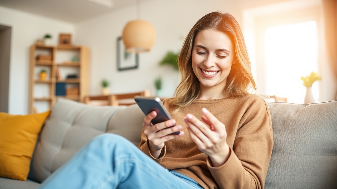 Mobile app interface showing search results for home services