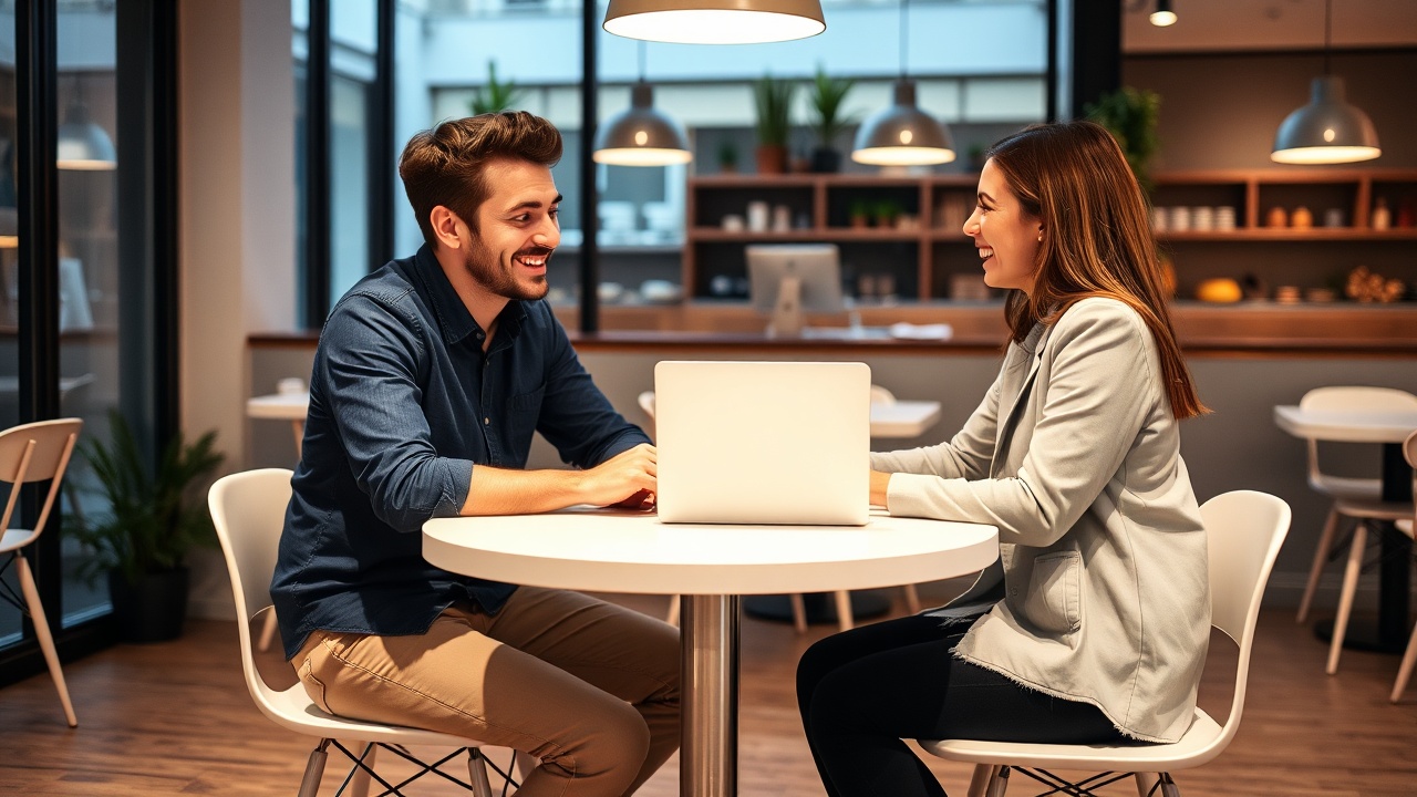Vexel founders Marcus Chen and Elena Rodriguez in their early office