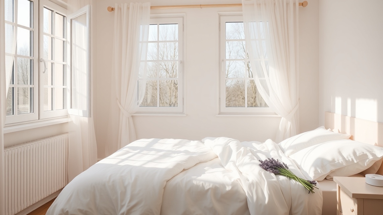 Bright sunlit room being decluttered and organized
